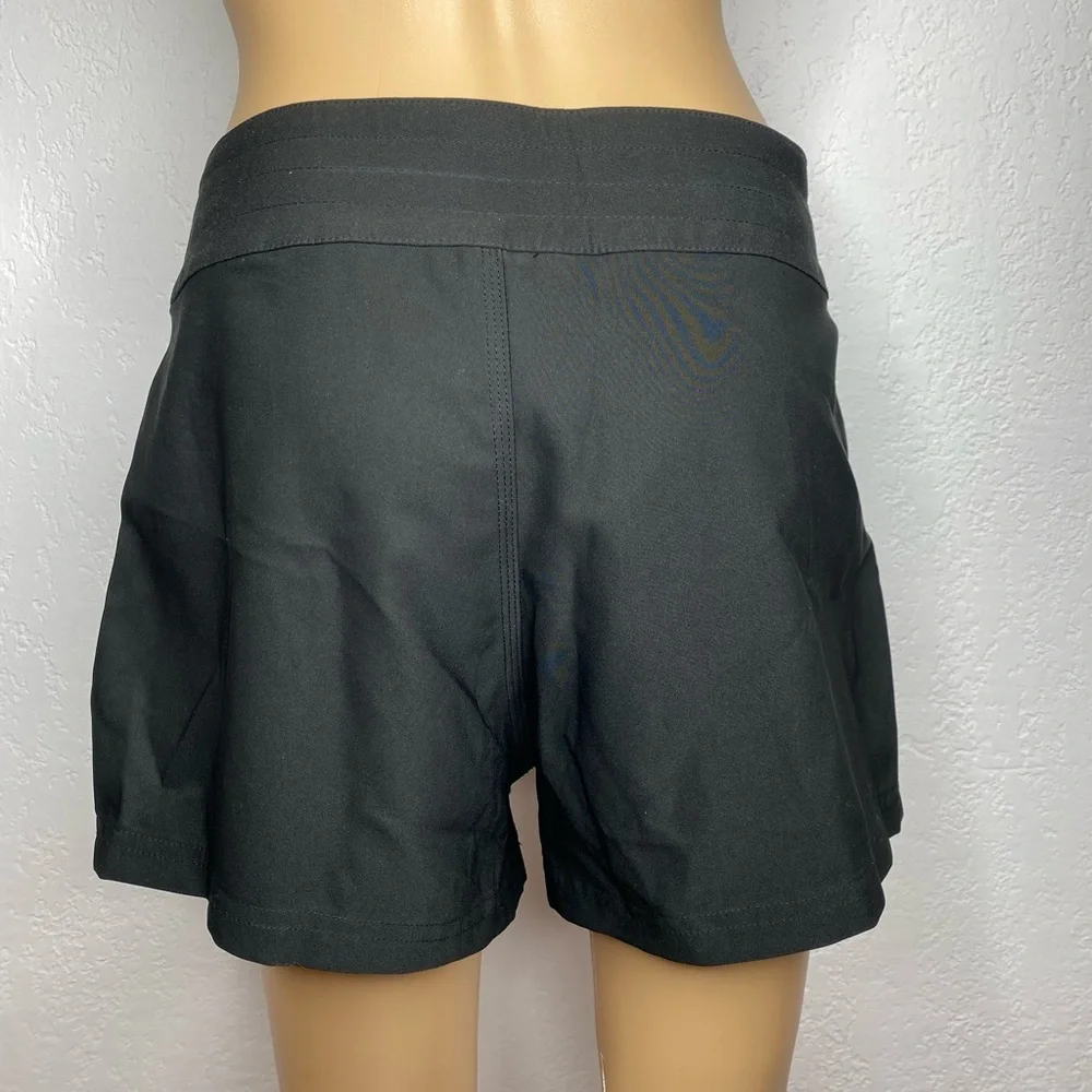 La Blanca All Aboard 2.5" Board Shorts Black Women’s Size M Surf Beach - Picture 2 of 9